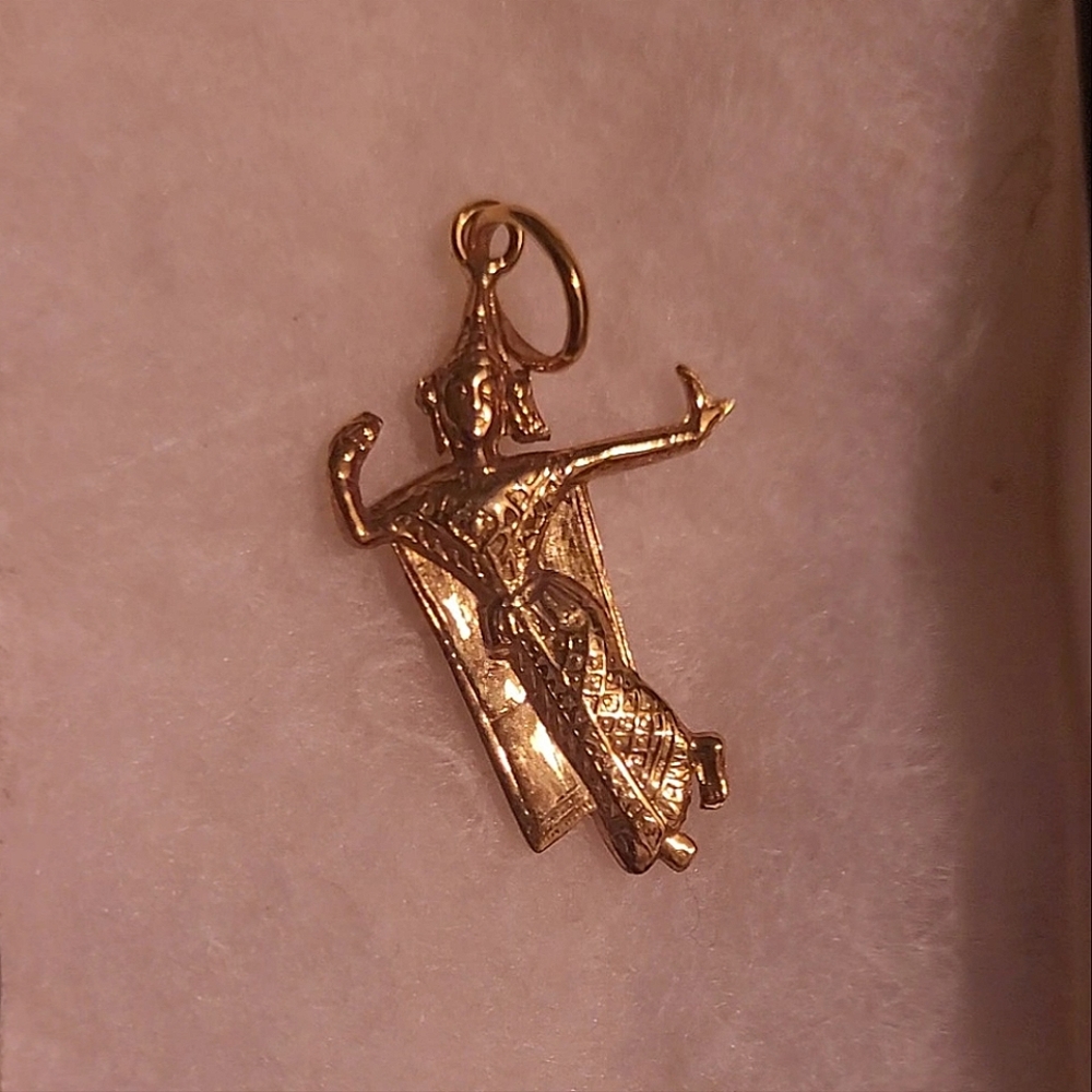Vintage Thai Dancer Charm